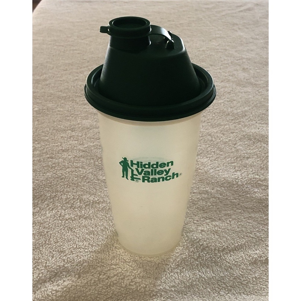Hidden Valley Ranch Dressing Shaker Container Mixer 16 Oz USA w/ Recipe NO Wheel